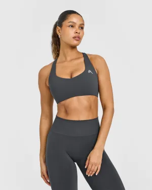 runners EasyLift? Cross Back Sports Bra | Coal Aligning
