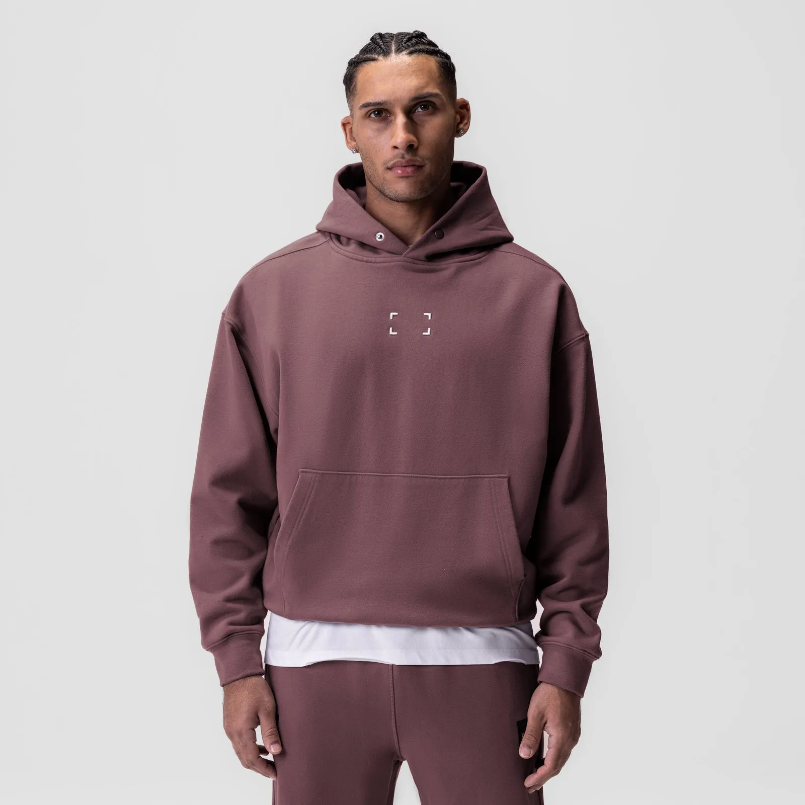 0648. Tech-Terry? Hoodie - Nightshade "Space Bracket" Subtle pattern