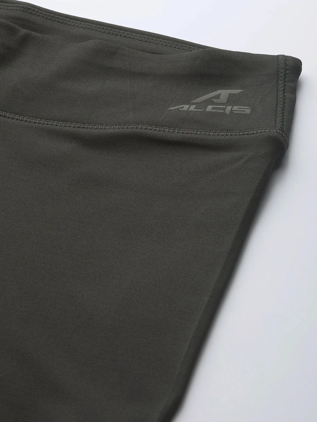 Petite Size Camping Gear Alcis Women Black Solid Training Tights