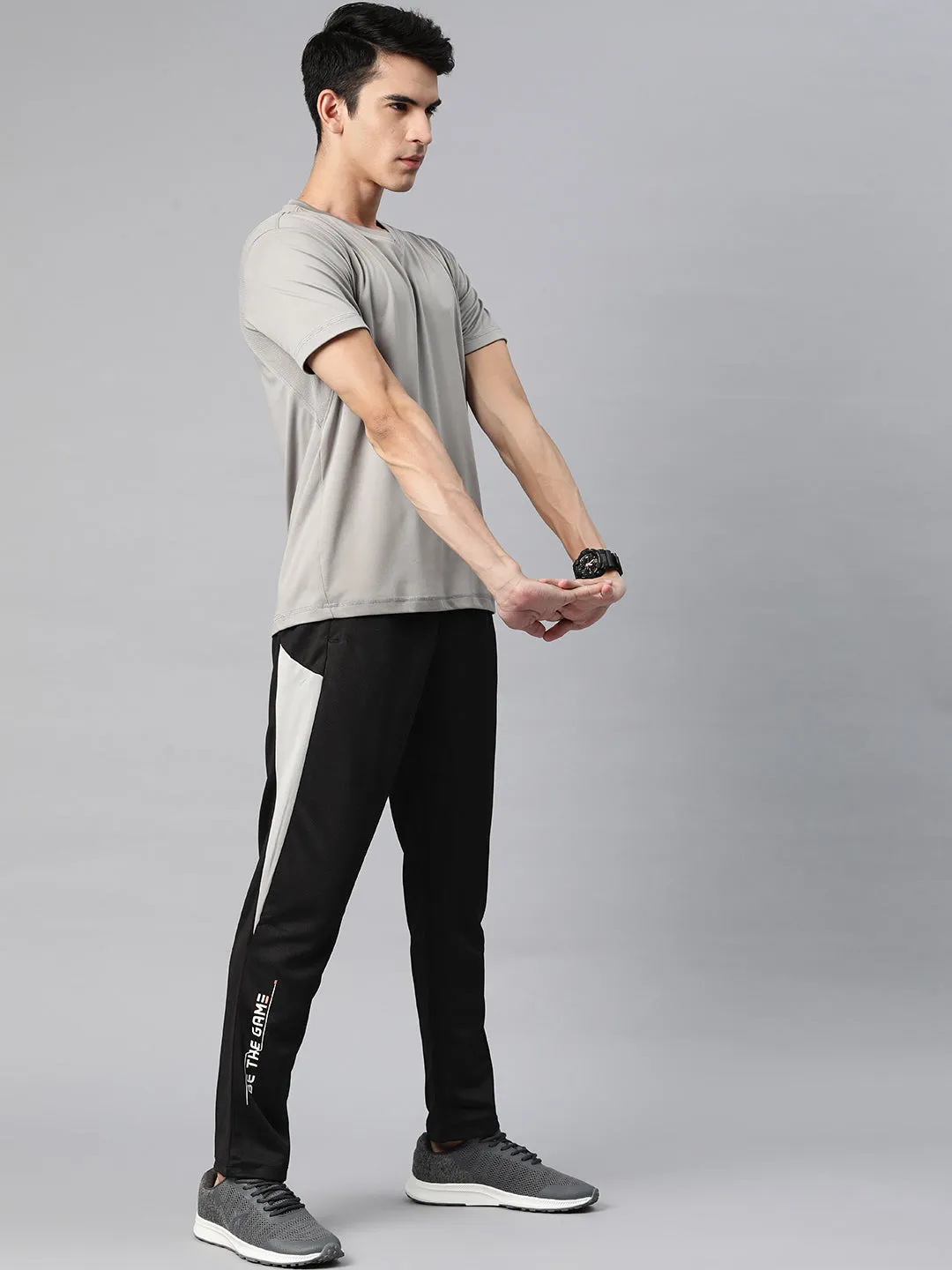 Alcis Men Self Design Slim-Fit Track Pants Core Basic Street Style