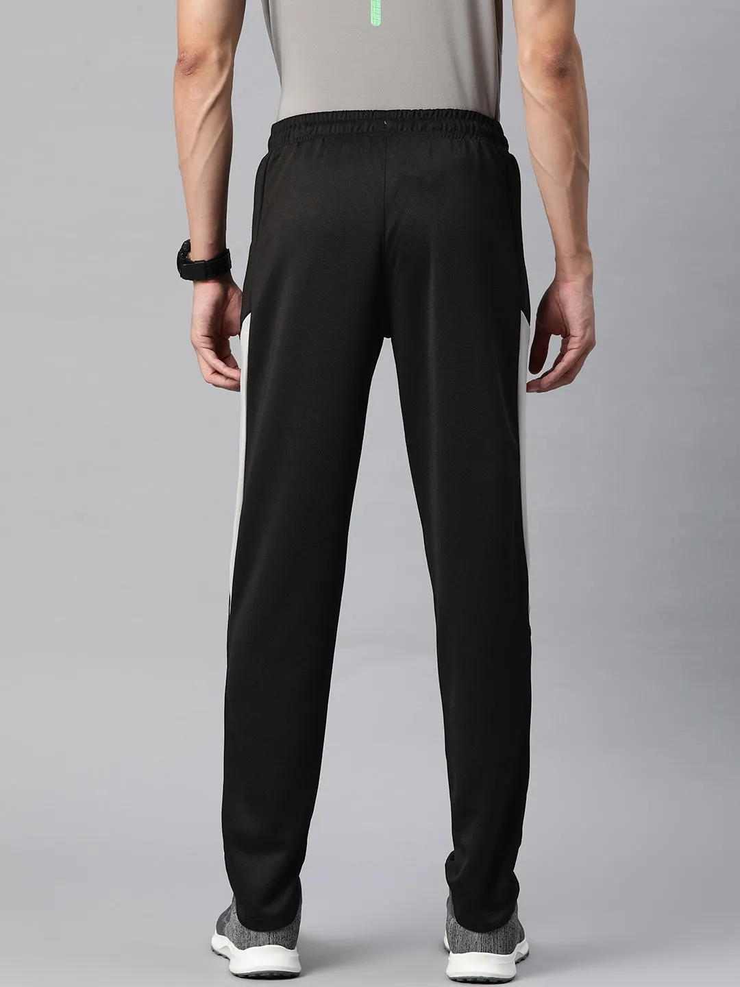 BreathableFabric Lounge-friendly Alcis Men Self Design Slim-Fit Track Pants