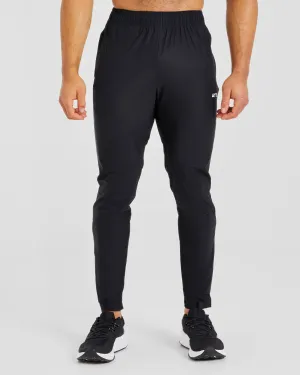 Quick Access Pockets Ascend Zip Joggers - Black