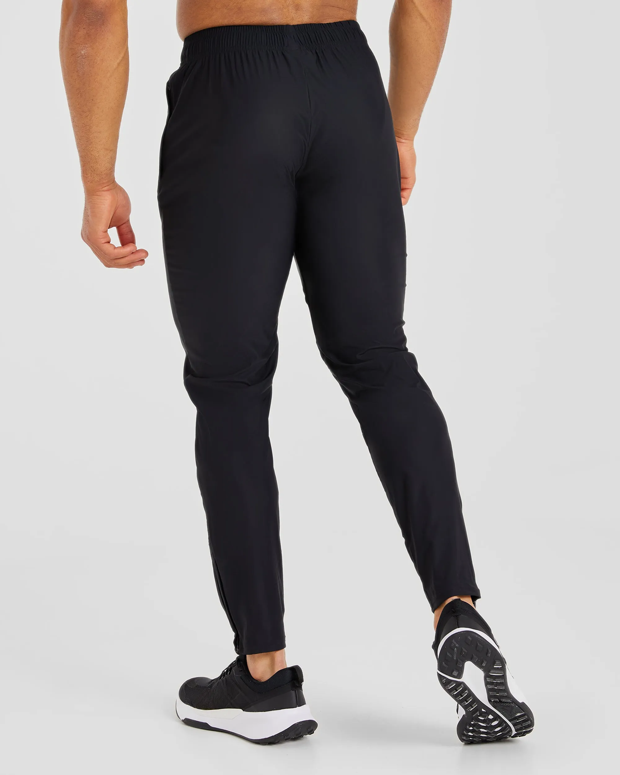 Ascend Zip Joggers - Black Wrinkle Resistant