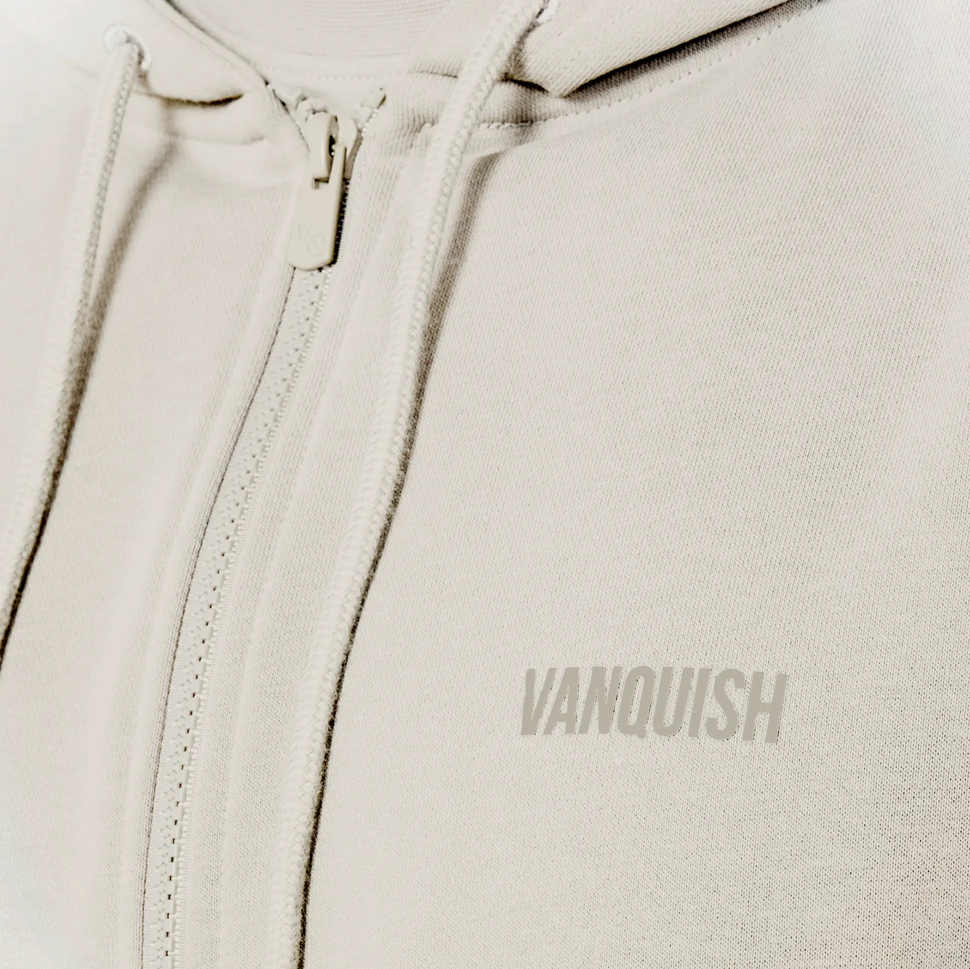 Vanquish Essential Stone Oversized Full Zip Hoodie Lounging At Home Pride wear