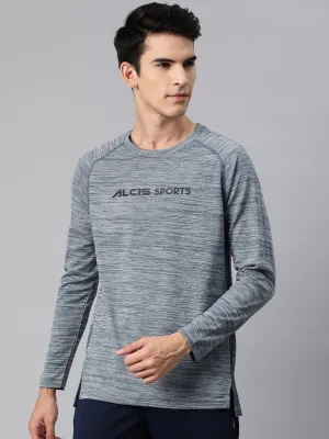 Alcis Men Brand Logo Printed Anti Static Slim Fit T-shirt Heavy Silk LowProfile Design