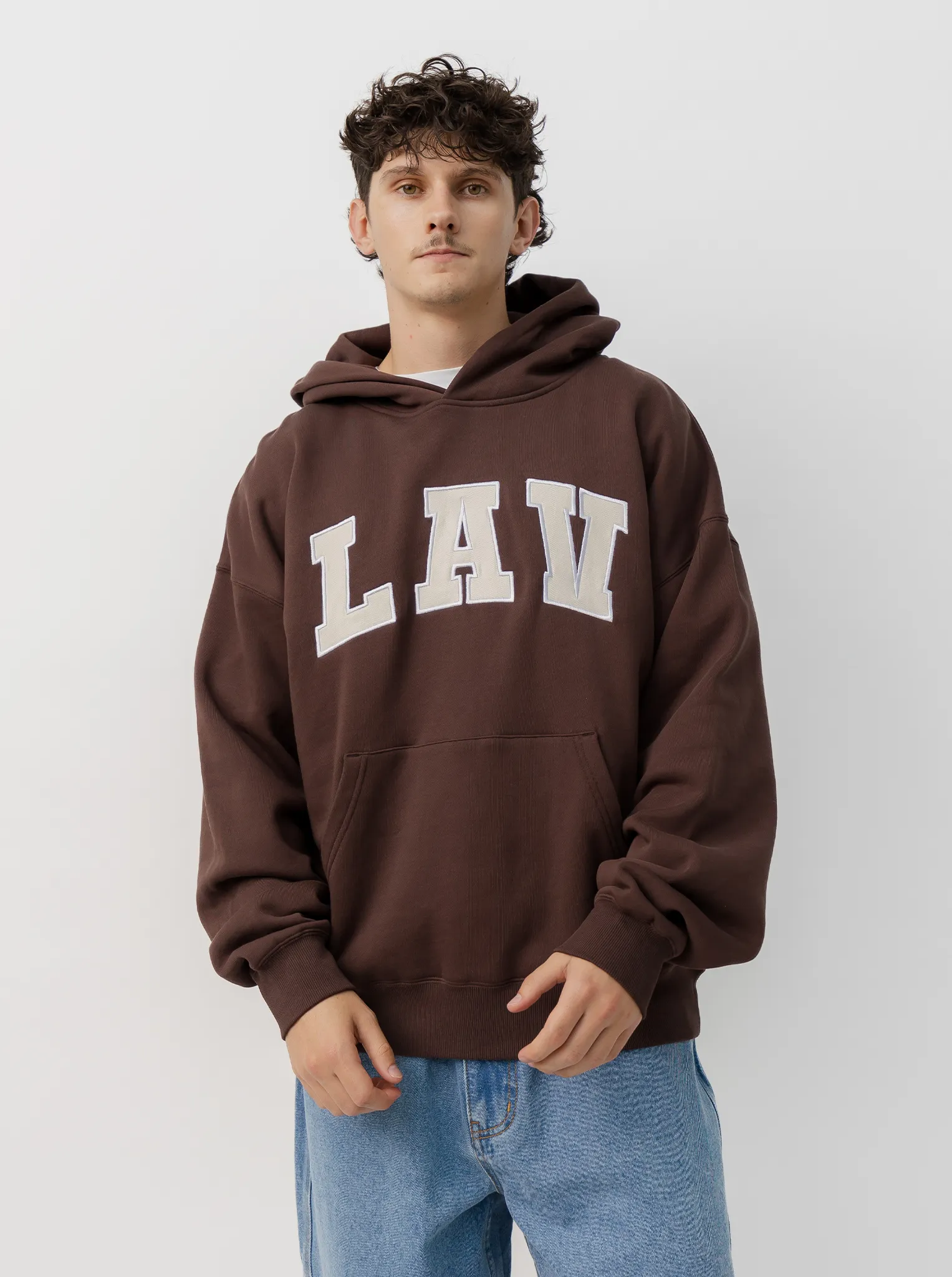 Artistic Detail Springbok like Applique Hoodie