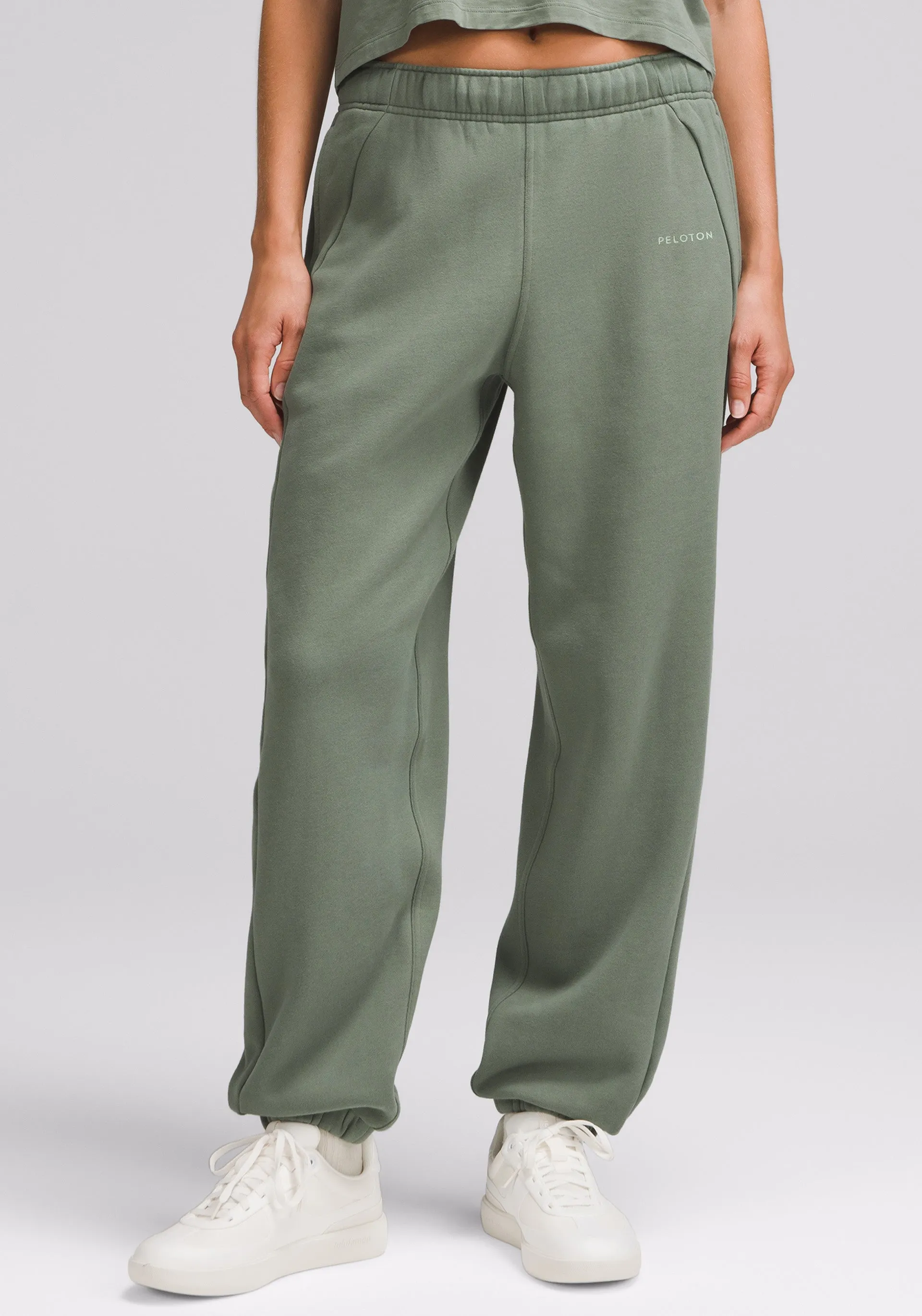 Basic Stretch Scuba Mid-Rise Oversized Jogger | Regular