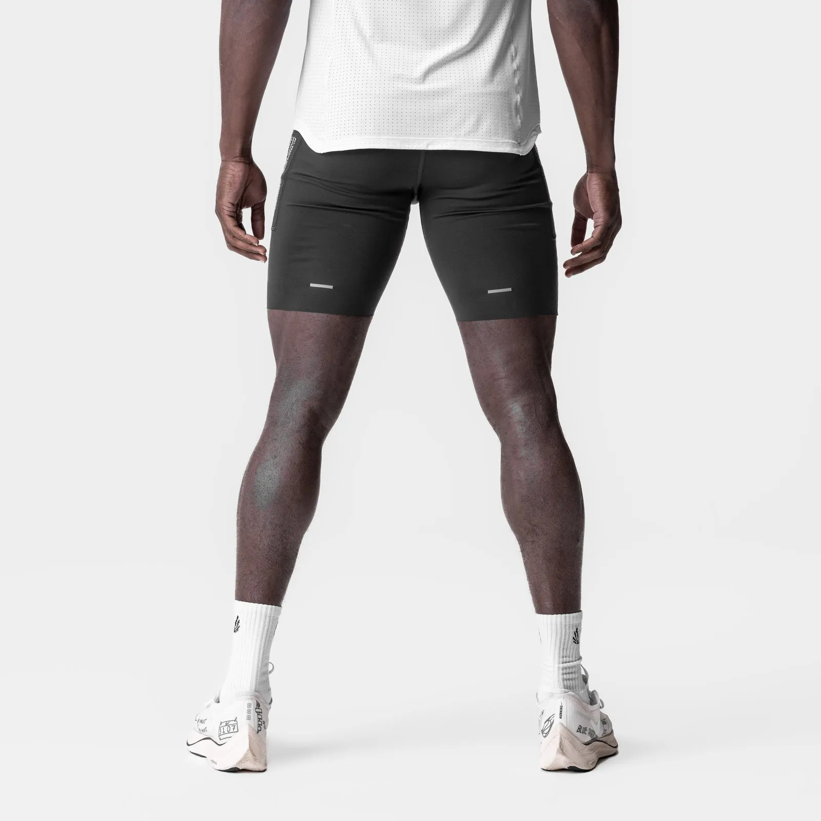 0952. WarpFlexx? Utility Speed Short - Space Grey Extended Inseam Options Simple Appeal