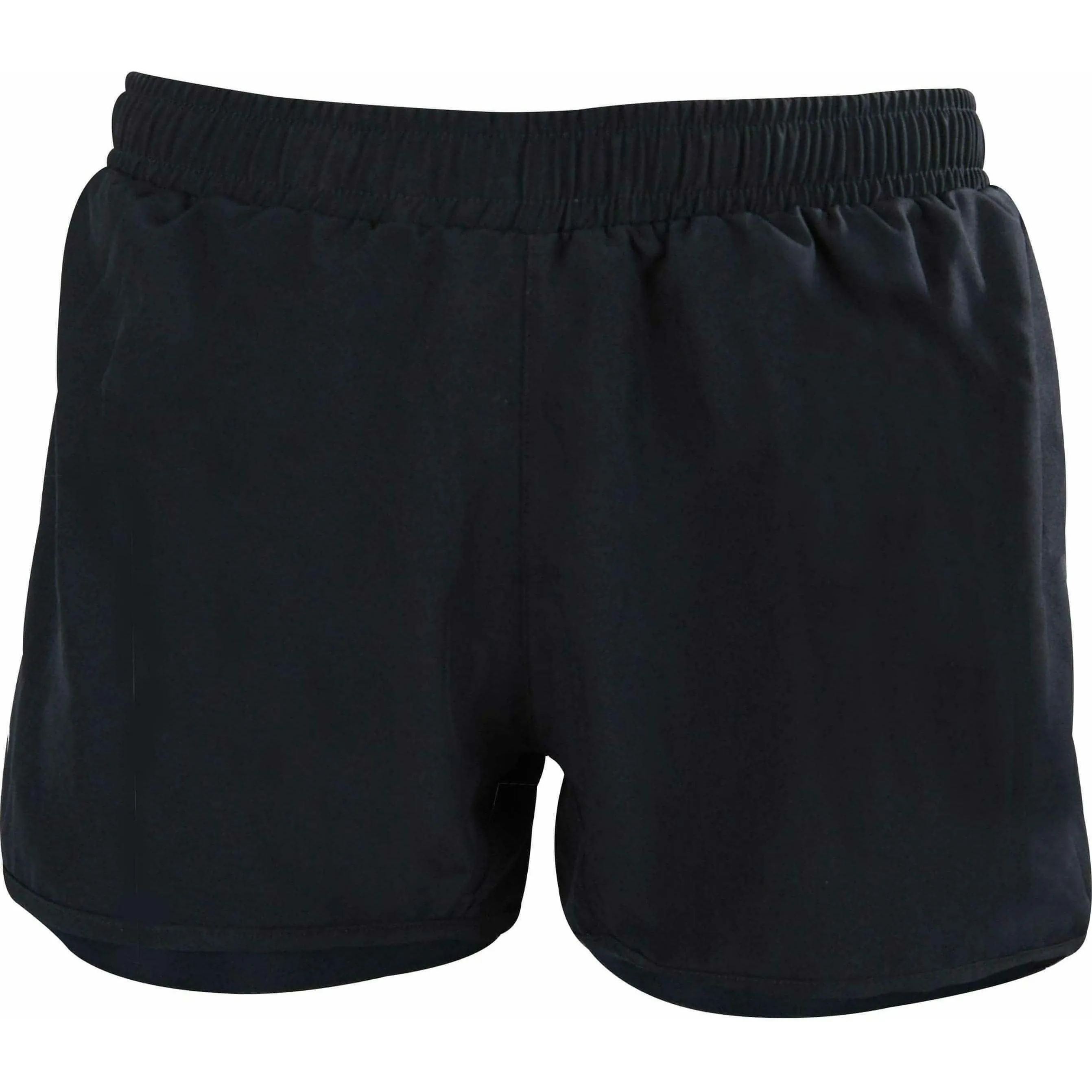 More Mile Core 2 In 1 Womens Running Shorts - Black Fun Colors On The Go