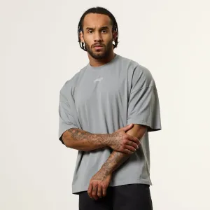 Vanquish Essential V2 Steel Grey Oversized Boxy T Shirt Snug fit