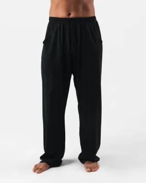 SeamlessPockets OrganicCottonBlend Zero Classic Straight Leg Pant - Black