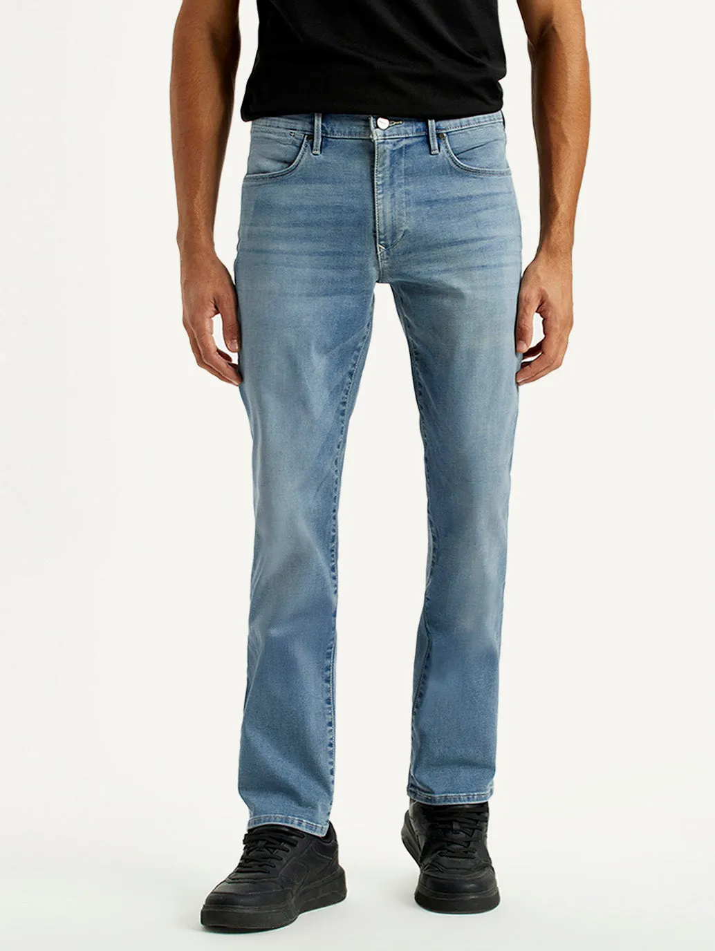 Men's Redloop 511 Dark Indigo Slim Fit Mid Rise Jeans Smart Casual Modern Rainy Day Daily Wear Summer Vibes Music Event