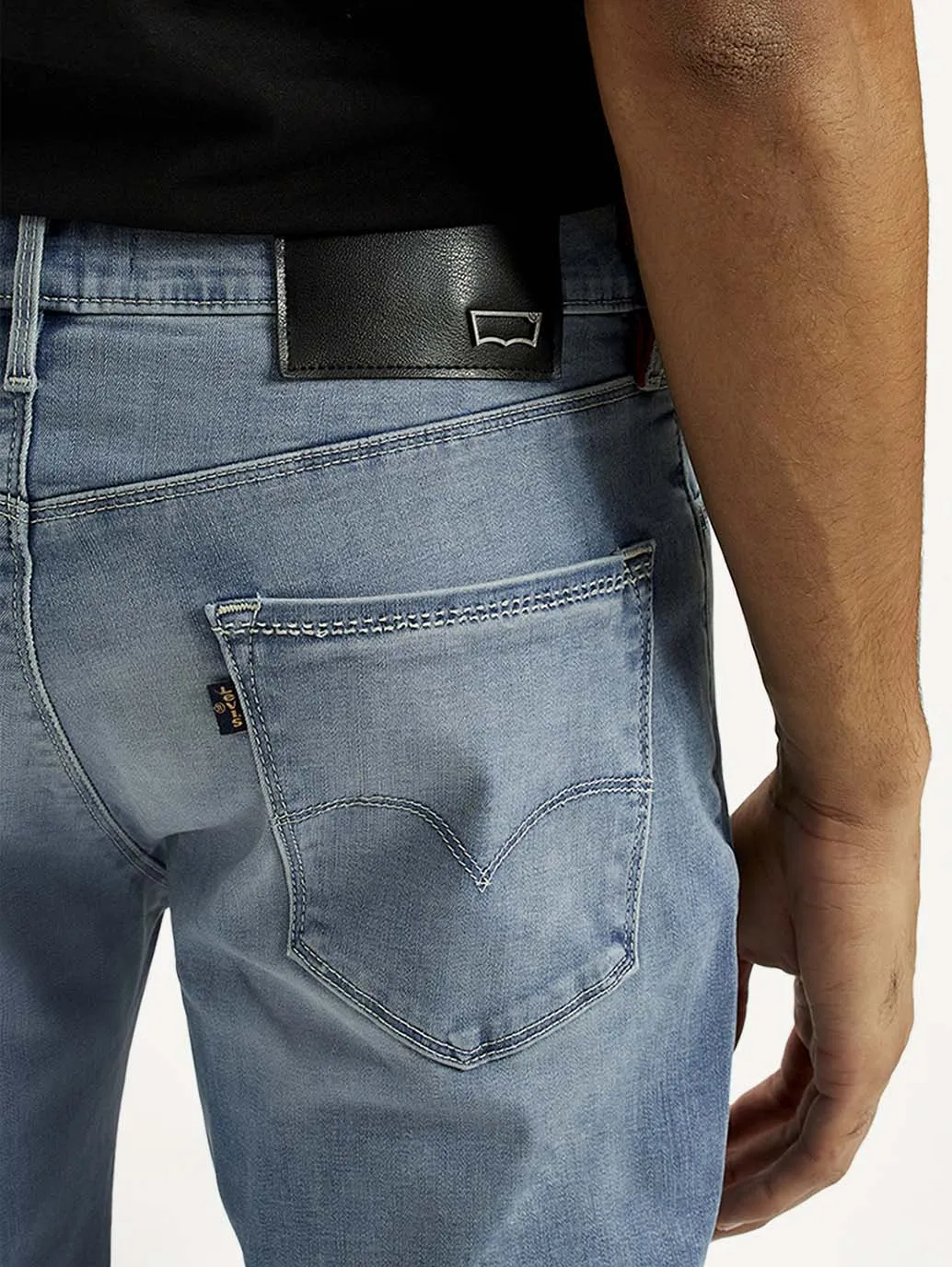 Youth Style Stylish Road Trip Men's Redloop 511 Dark Indigo Slim Fit Mid Rise Jeans