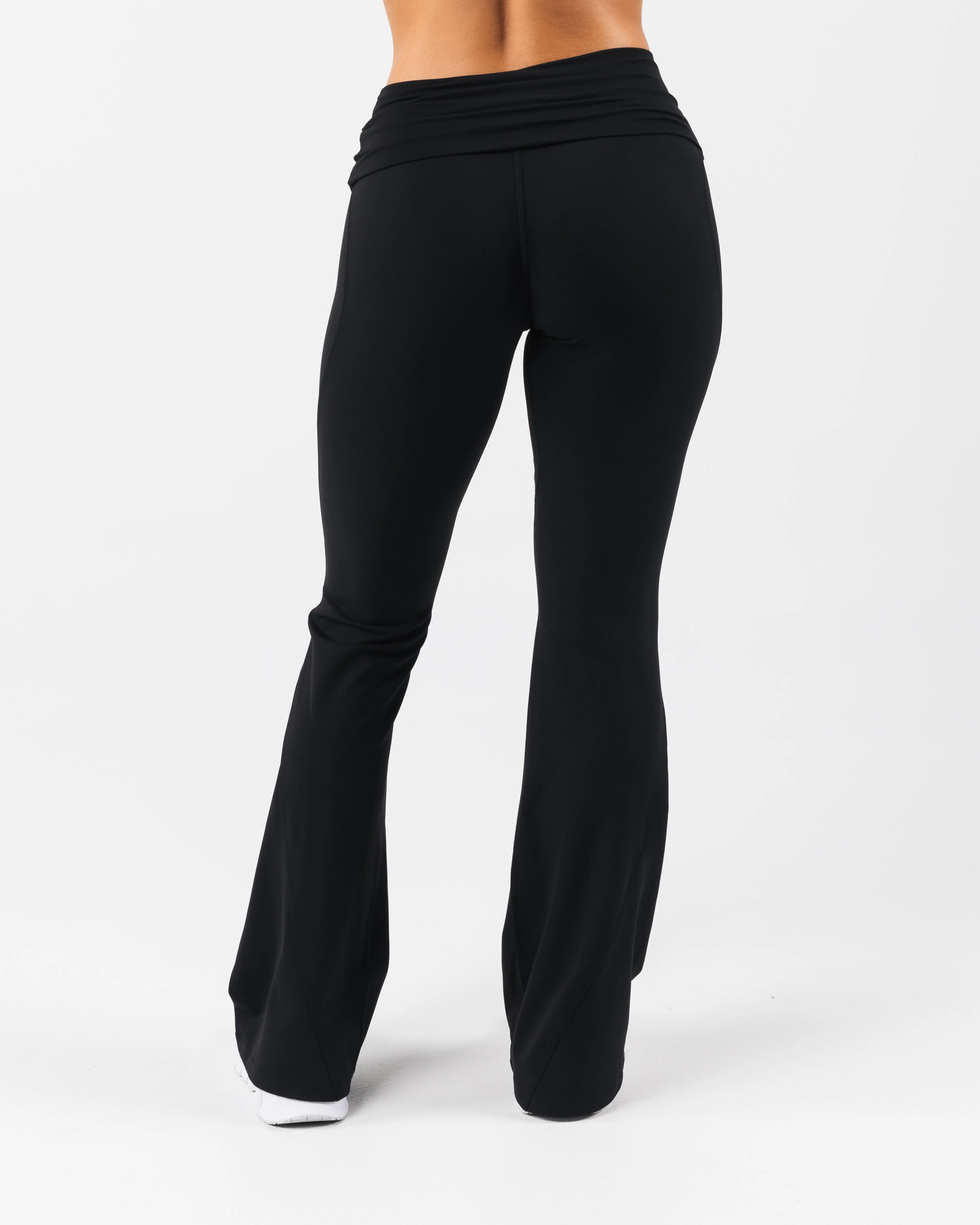 Maternity Wear City Walk Aura Foldover Flare - Black