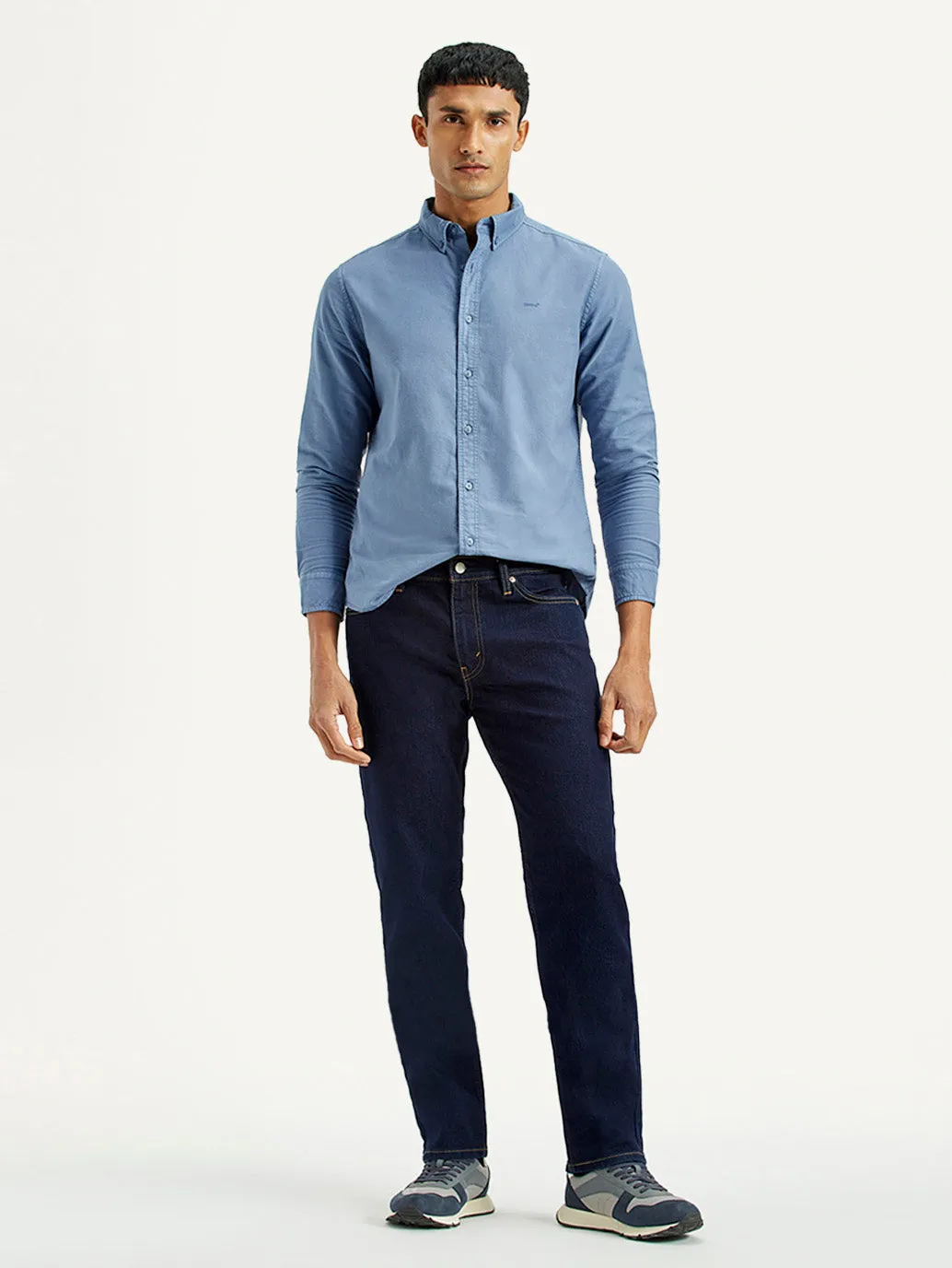 Daywear Fit Men's 511 Dark Blue Slim Fit Mid Rise Jeans