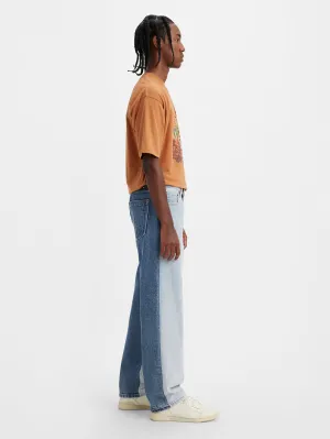 Men's Indigo Loose Fit Mid Rise Jeans Base Wear