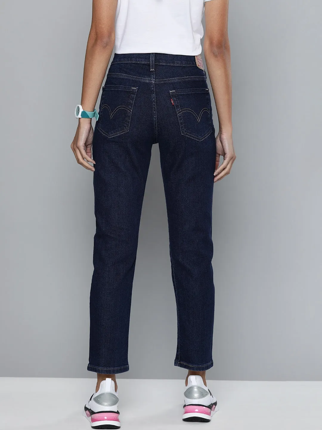 Total Fit Women's Indigo Skinny Fit High Rise Jeans