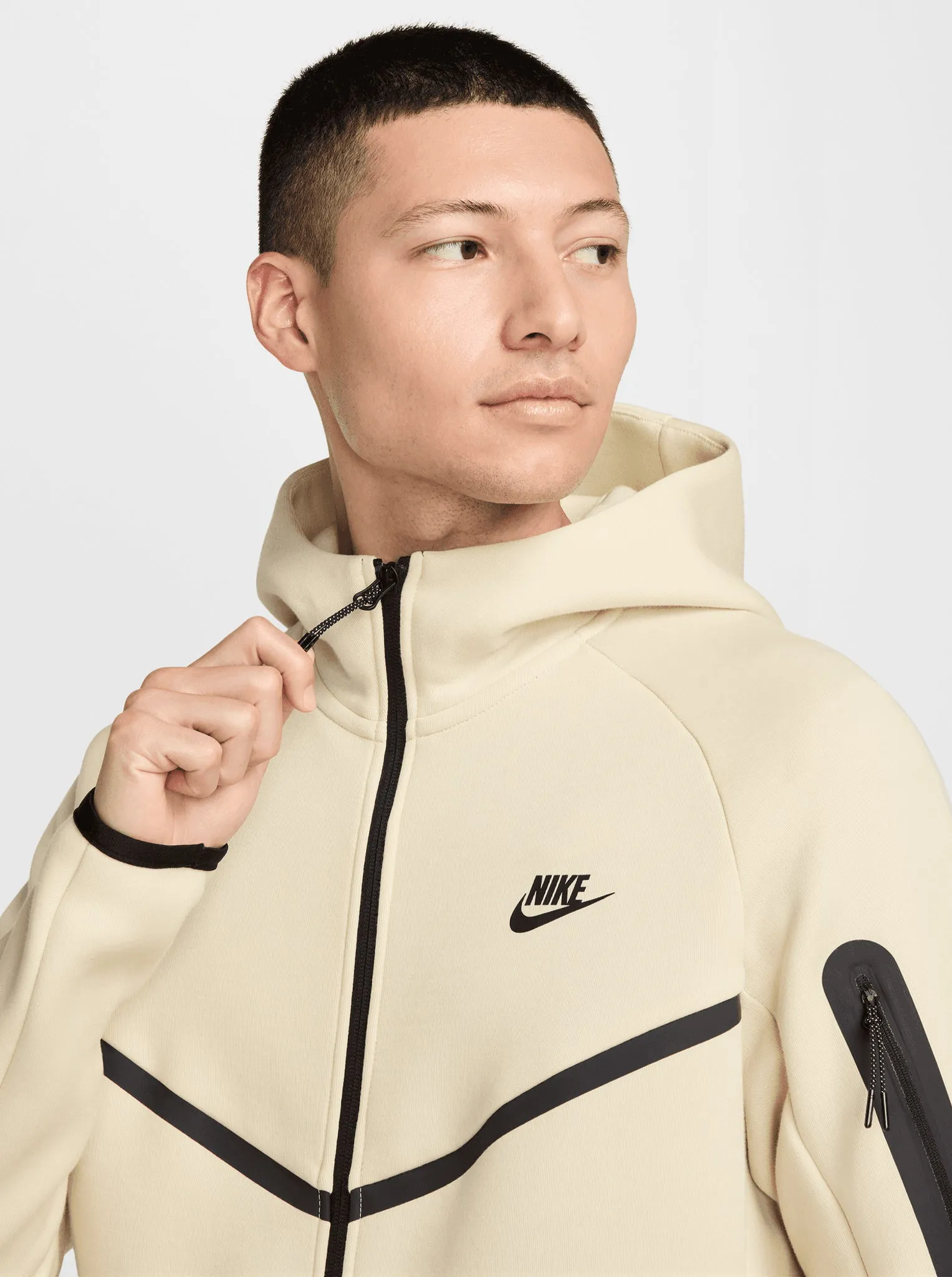 Tech Full-Zip Windrunner Hoodie Shiny Finish Cozy Energy