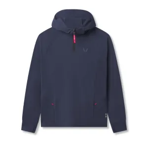 0682. Training Hoodie - Navy Brushed Fleece Interior