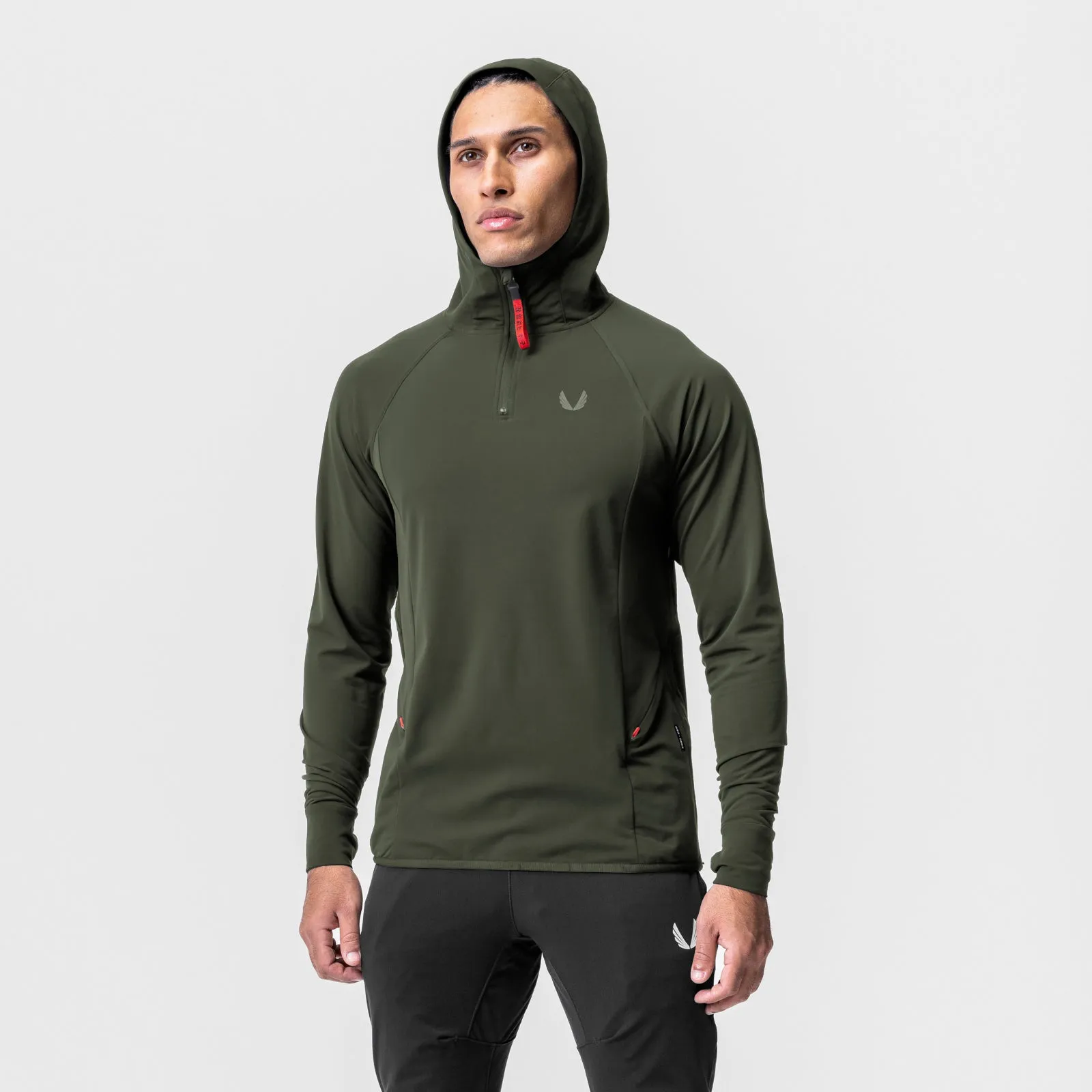 thermal fabric 0682. Training Hoodie - Olive