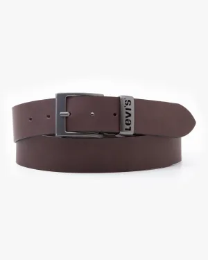 Urban Ready Levi's? Ashland Metal Leather Belt - Brown