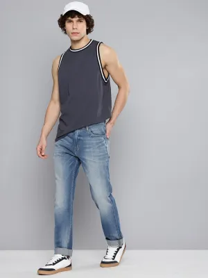 Sunny Vibes Office Wear Men's 511 Light Blue Slim Fit Mid Rise Jeans