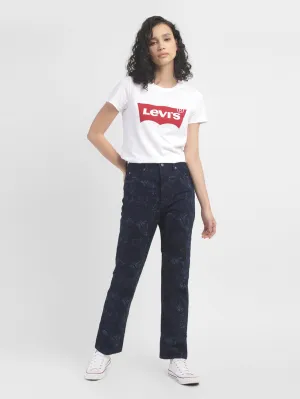 Stylish Choice Women's Blue Loose Fit High Rise Jeans