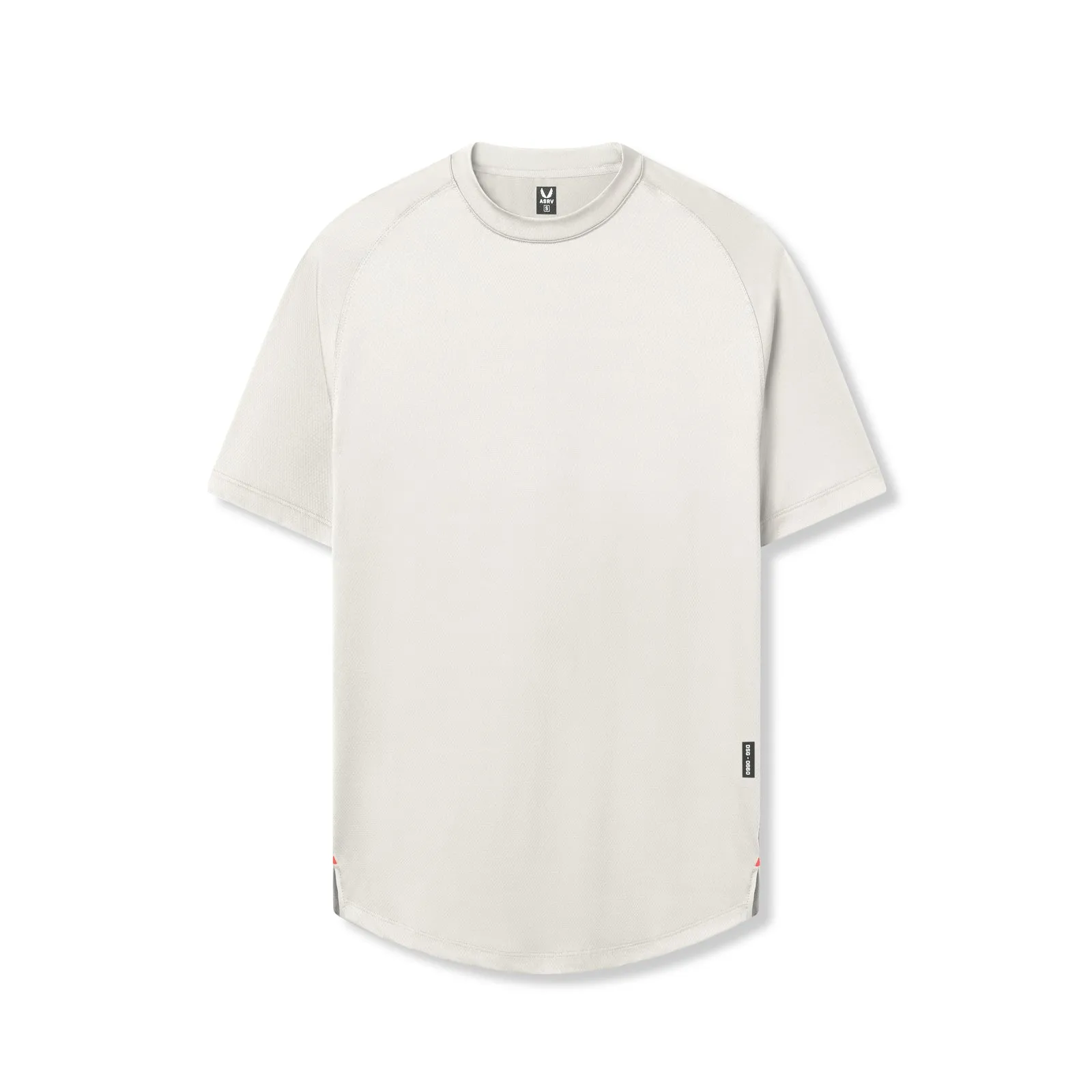 0660. AeroSilver? Established Tee - Ivory Cream Boat neck style