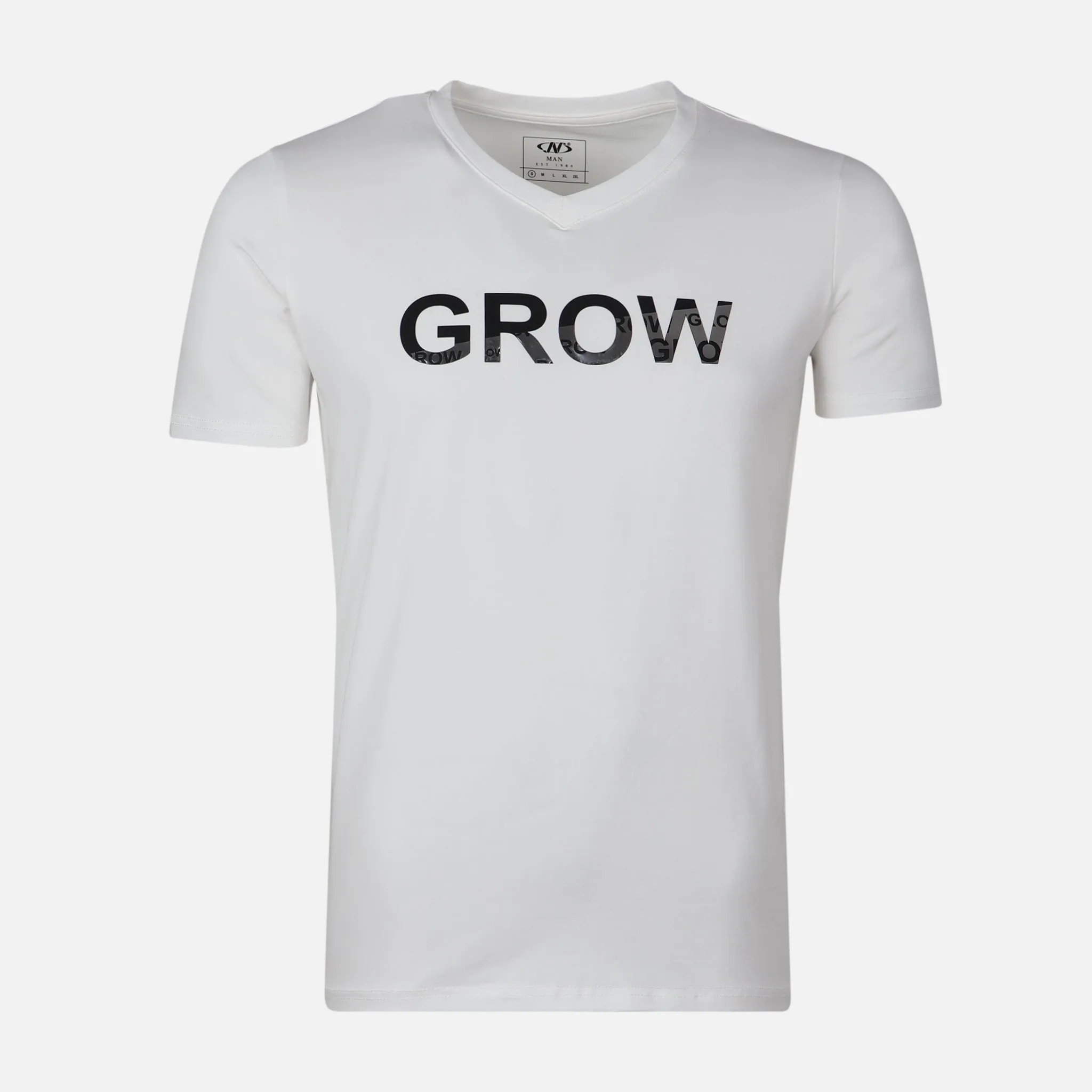 MEN T-SHIRT V-NECK REGULAR FIT casual fun