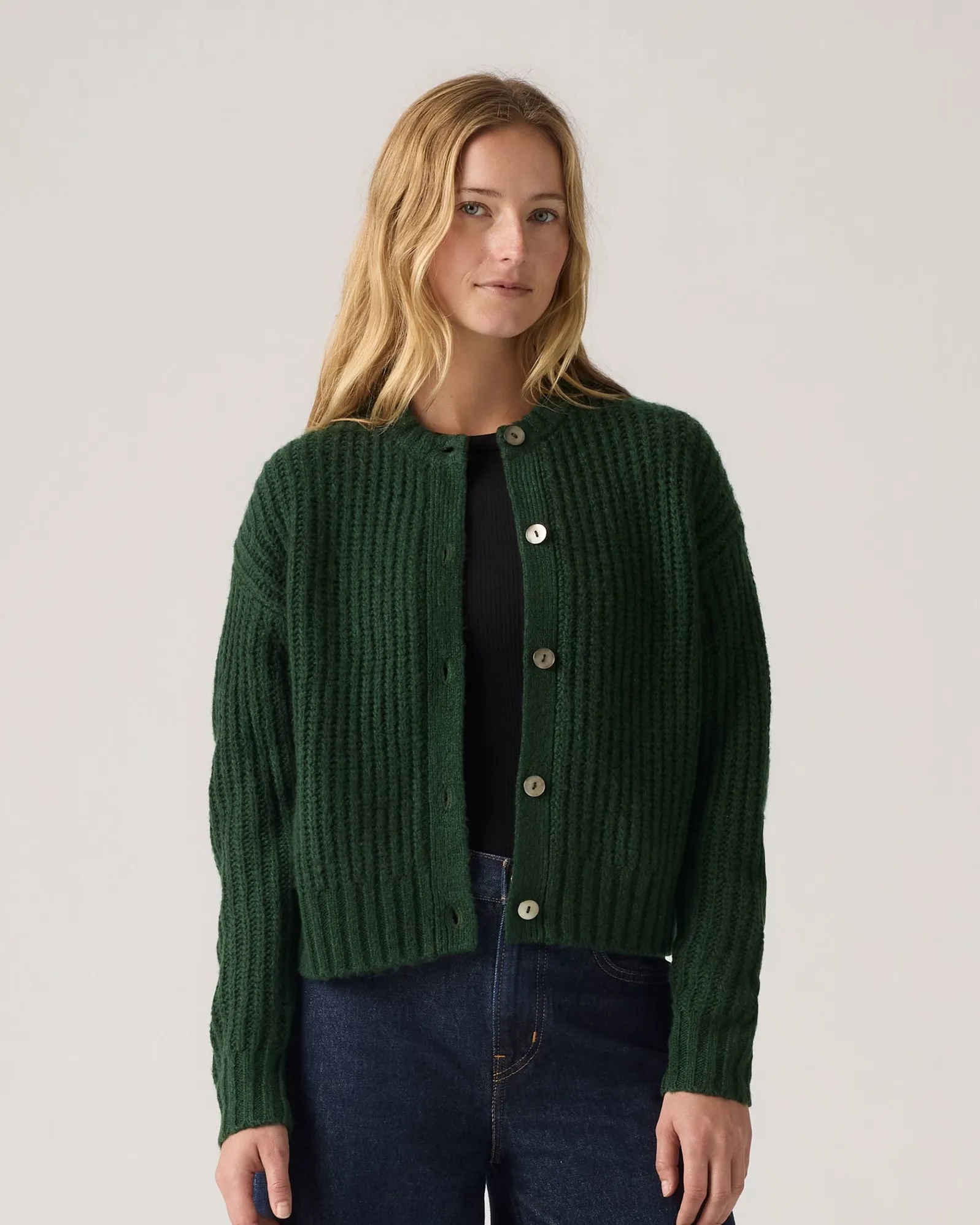 Fashion Lover Youth Style Smooth Comfortable fit Levi's? Womens Luna Shell Button Cardigan - Mountain View