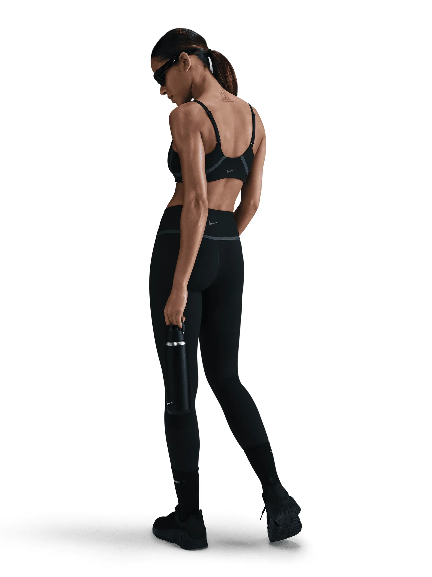 No Ride Up Silicone Grip Casual Elegance One Convertible Sports Bra