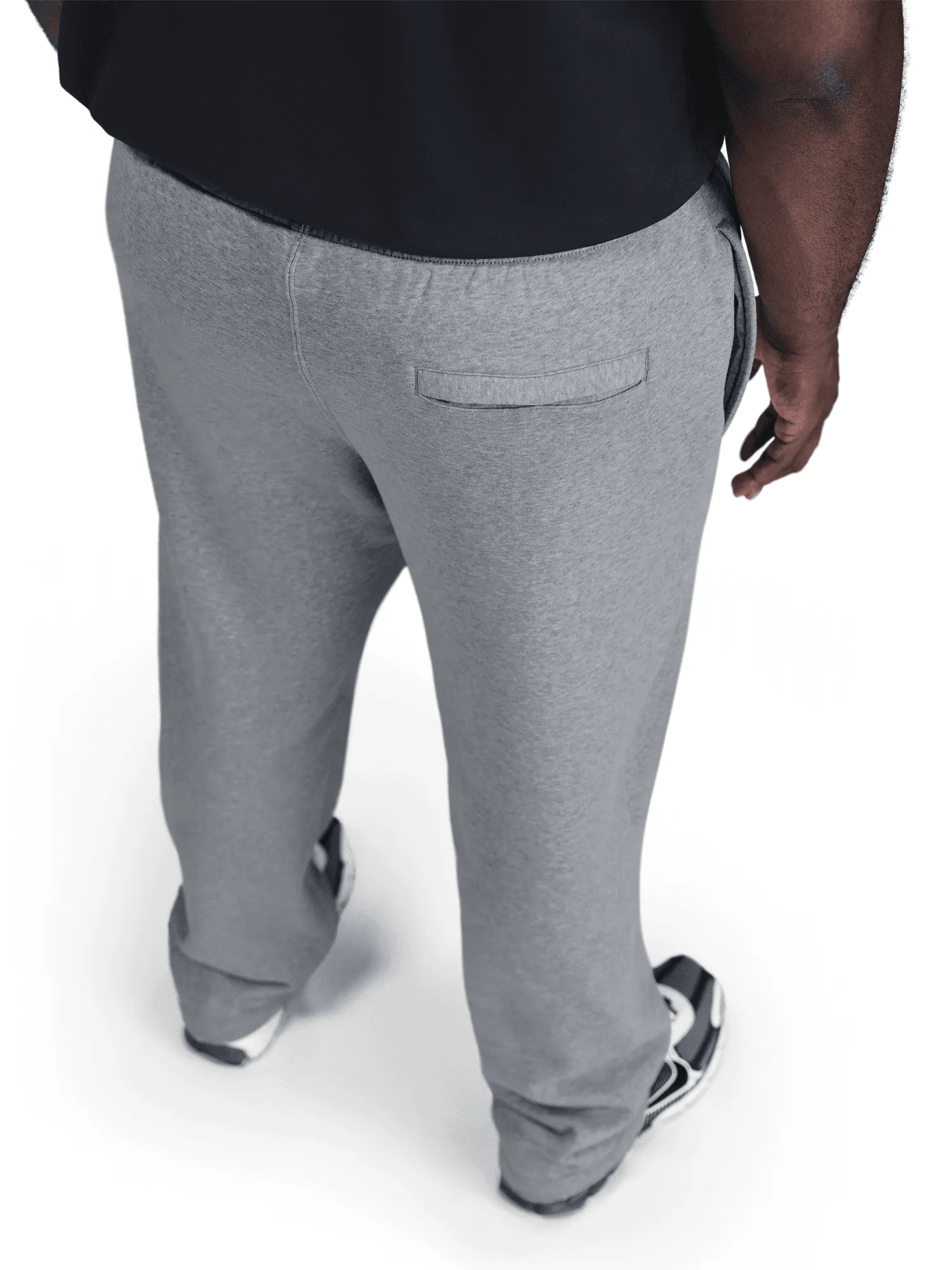 Open-Hem Fleece Pants Plus-size option Odor control