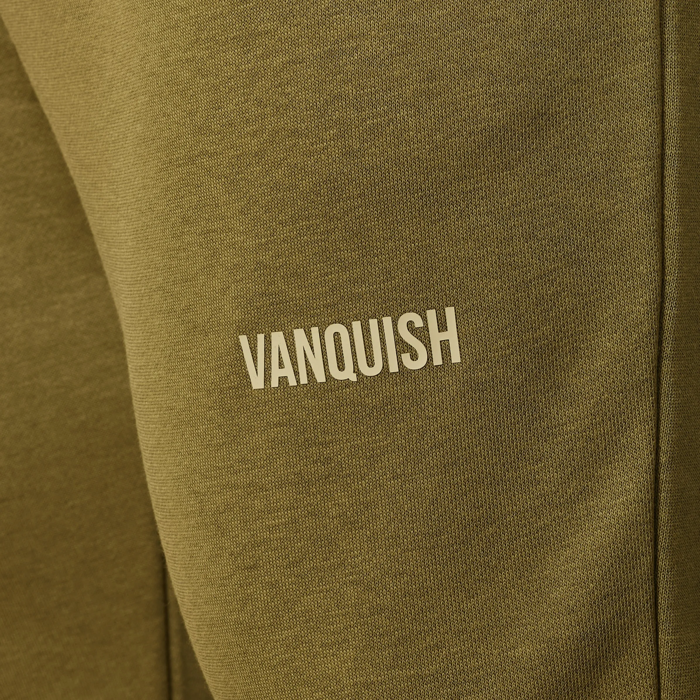 Vanquish Essential Olive Green Tapered Fit Sweatpants Snag Proof Fabric