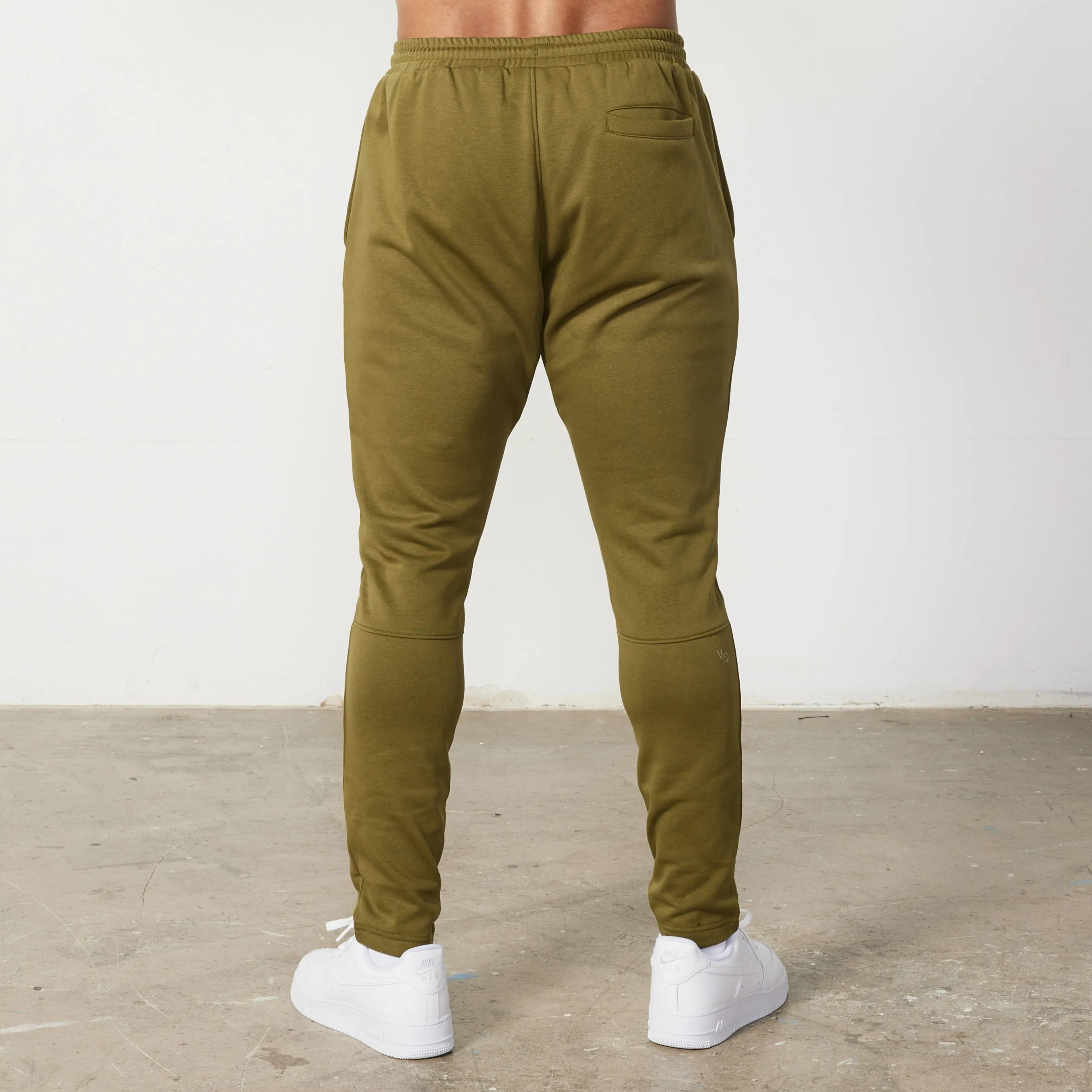 Adaptive Fit Vanquish Essential Olive Green Tapered Fit Sweatpants