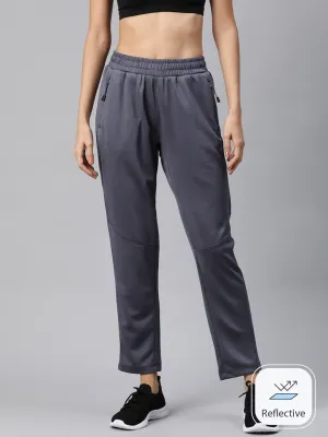Seamless Waistband Quick Drying Alcis Women Slim Fit Hyper Hue Performance Reflective Track Pants