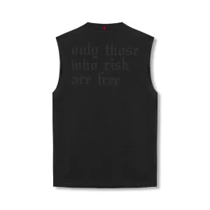 0807. Tech Essential? Relaxed Cutoff -Black/Black "OTWR" underground Easy - to - understand