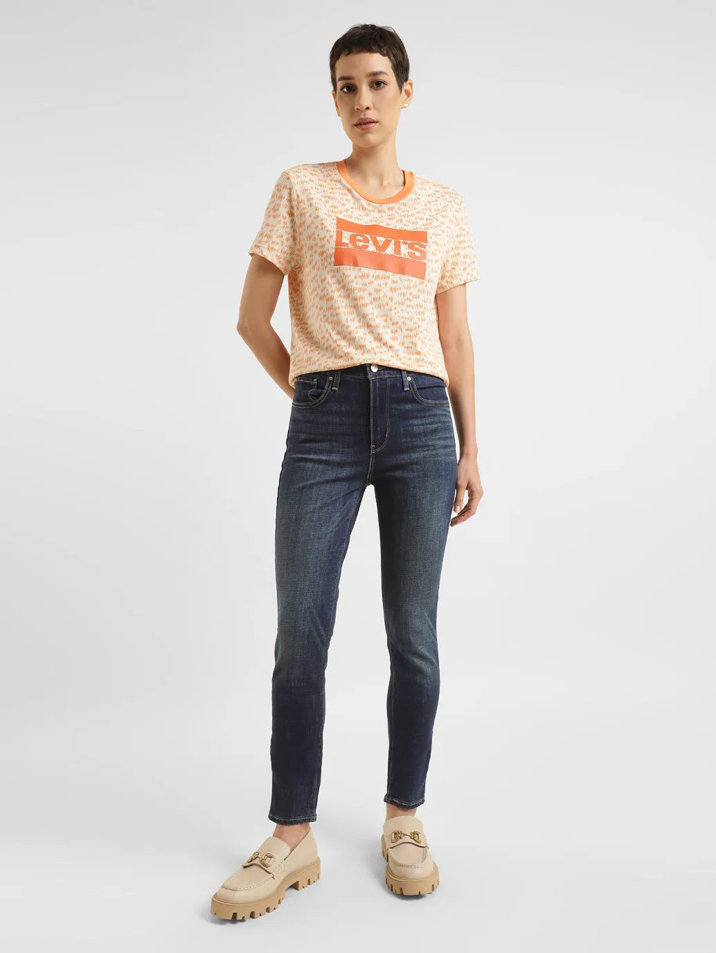 Women's 721 Blue Skinny Fit High Rise Jeans Traveler Gear Earthy