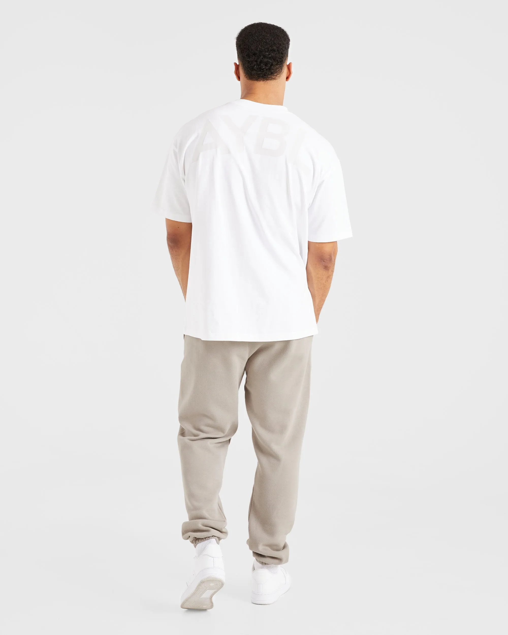 Compact Packability Abrasion Resistant Fabric Essential Oversized Joggers - Stone