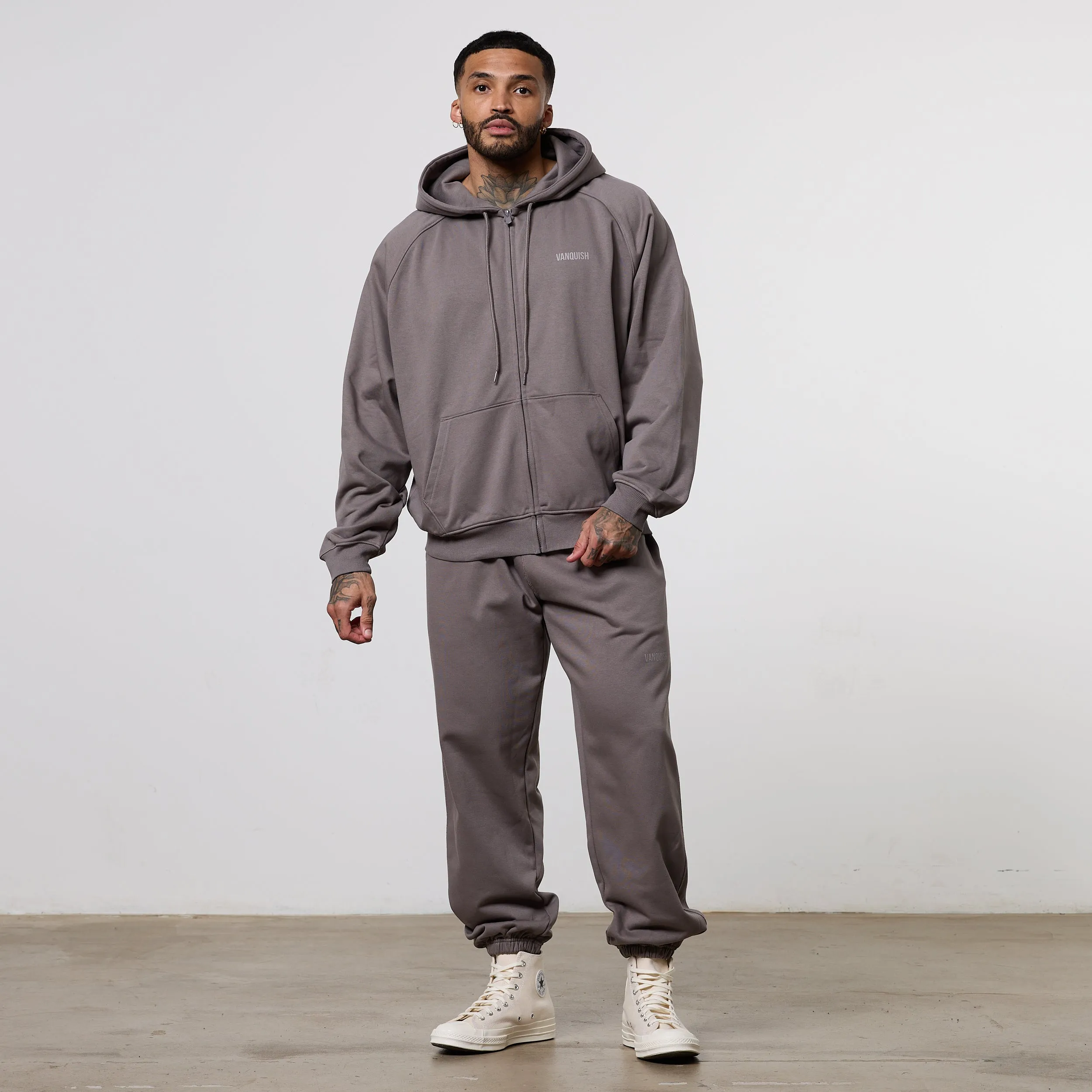 TouchscreenCompatiblePockets Vanquish Essential Mushroom Oversized Sweatpants