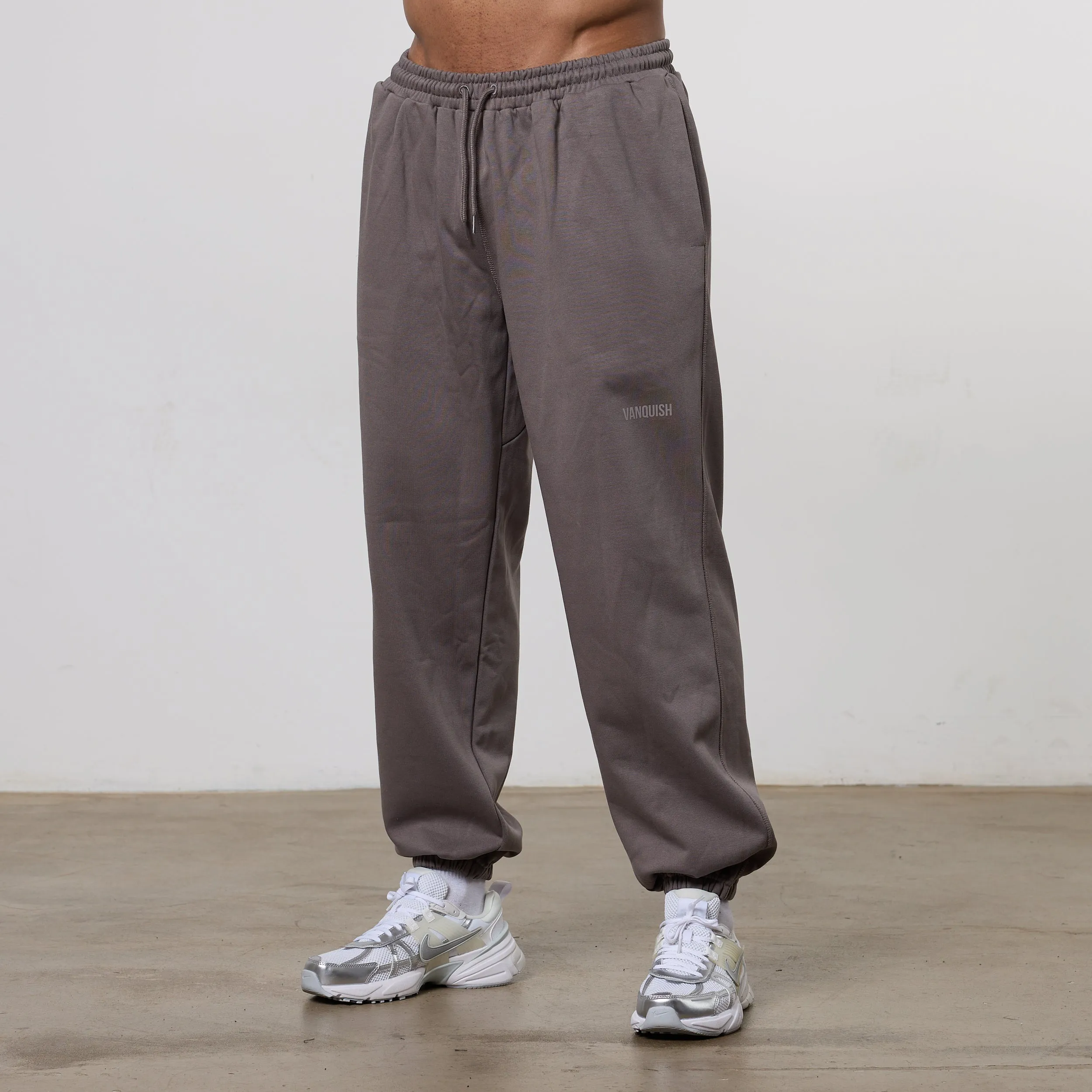 High-rise waist SecureCargoPockets Vanquish Essential Mushroom Oversized Sweatpants