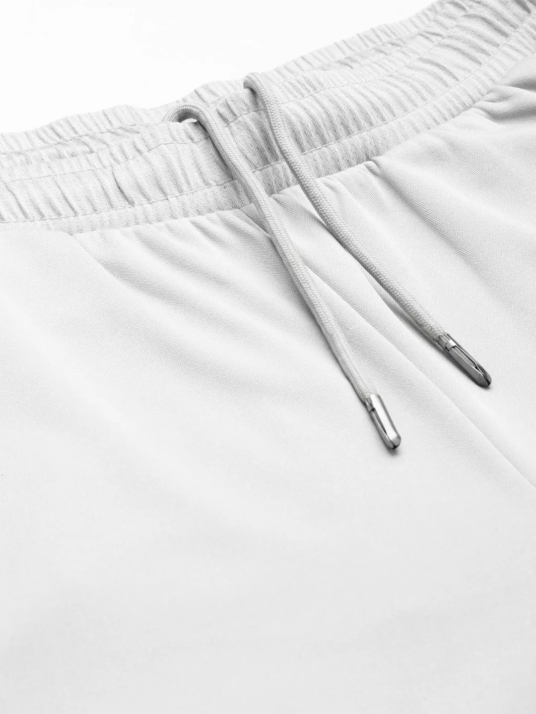Eco Dye Process Alcis Men Grey Solid Slim Fit Running Track Pants