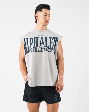 low - visibility Vintage Muscle Tank - Chrome