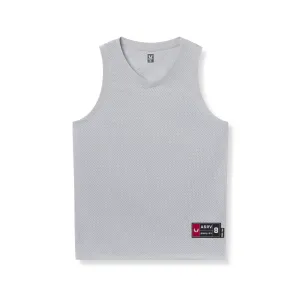 Comfortable Impact Resistant 0990. Ion-Mesh Basketball Jersey - Slate Grey