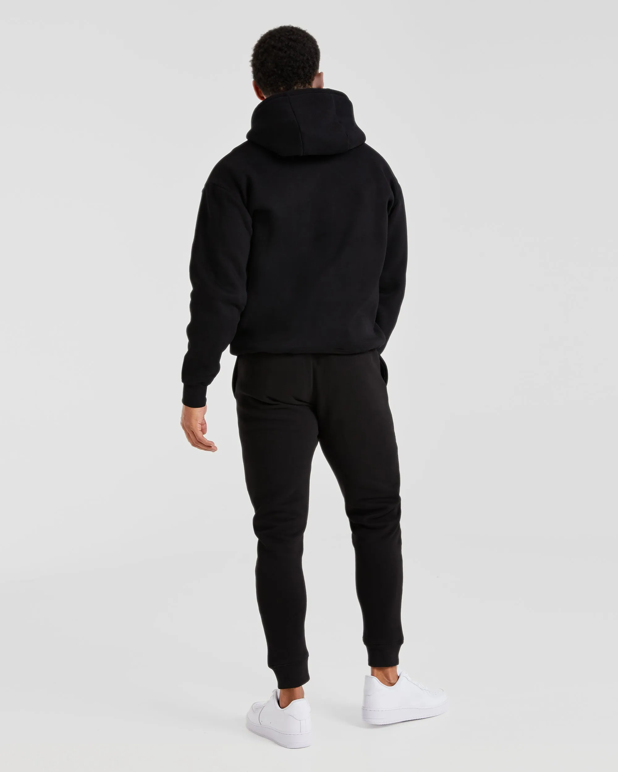 Comfort waistband Essential Joggers - Black