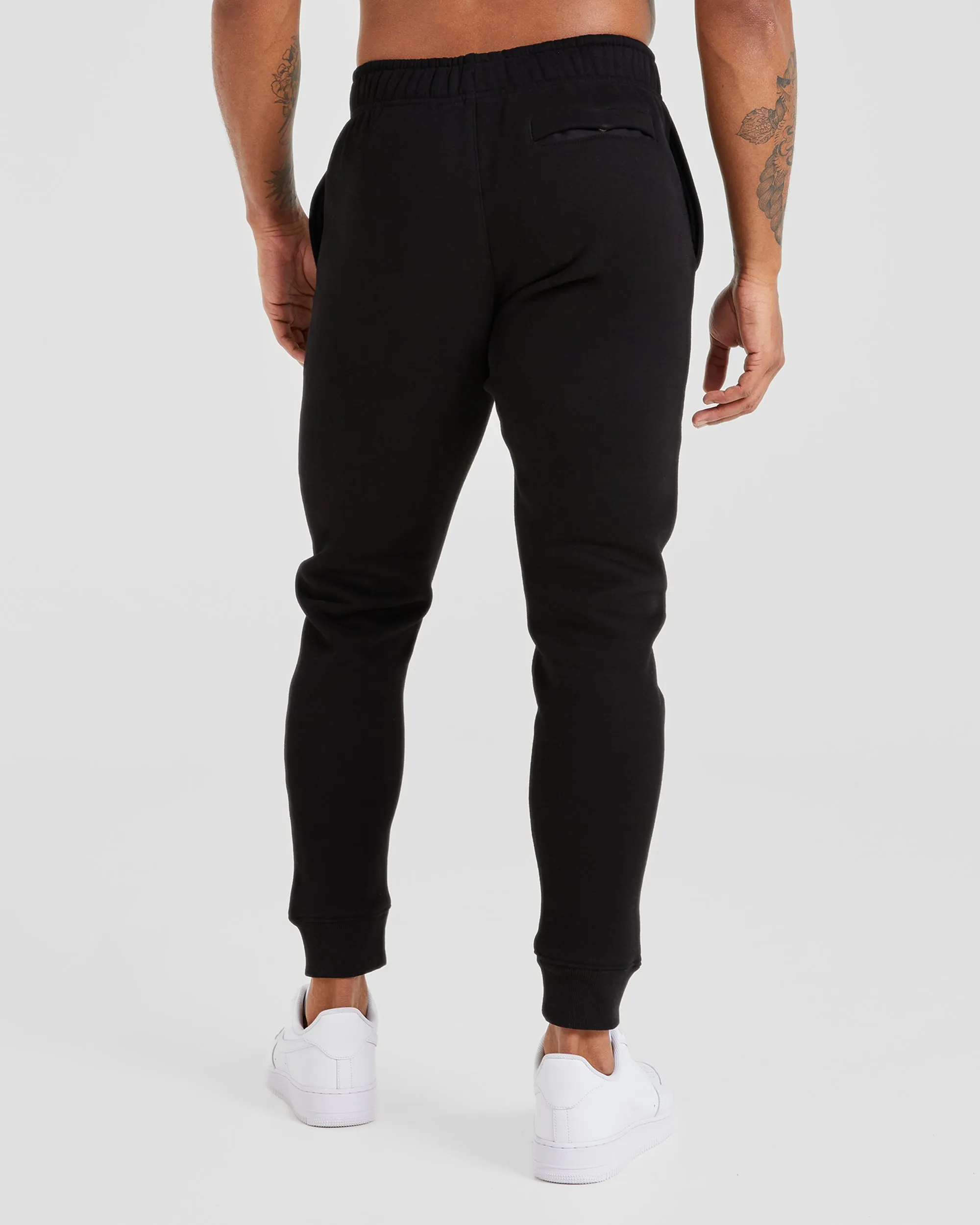 Essential Joggers - Black Flexible Waistband