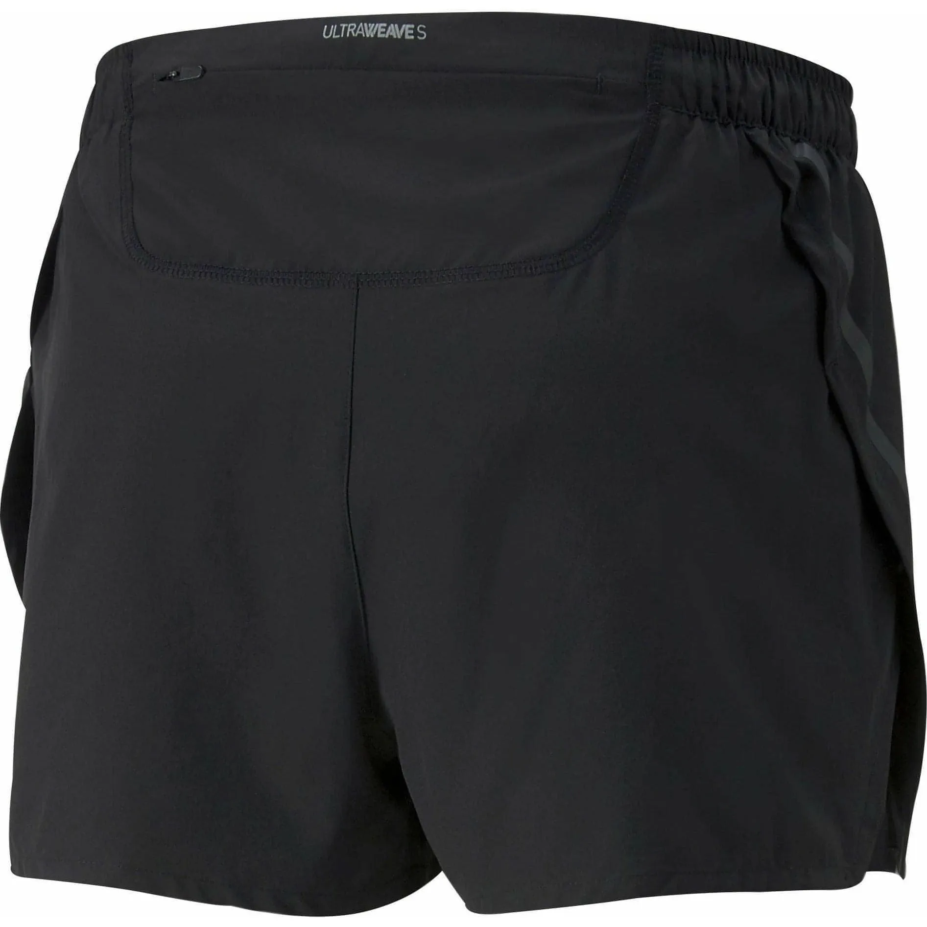 Ventilated Panels Puma Split Mens Running Shorts - Black