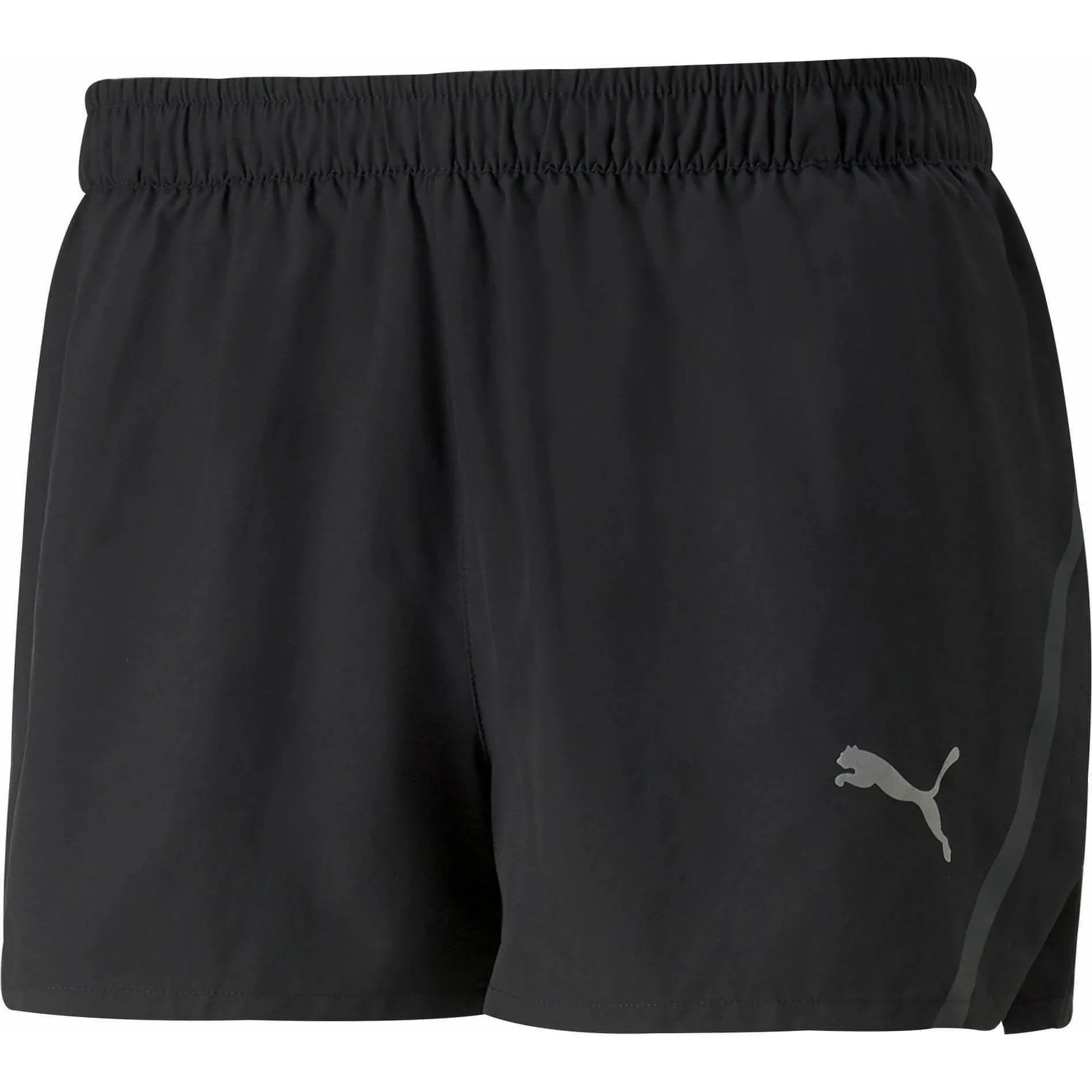 Quick Pocket Access Go Light Puma Split Mens Running Shorts - Black