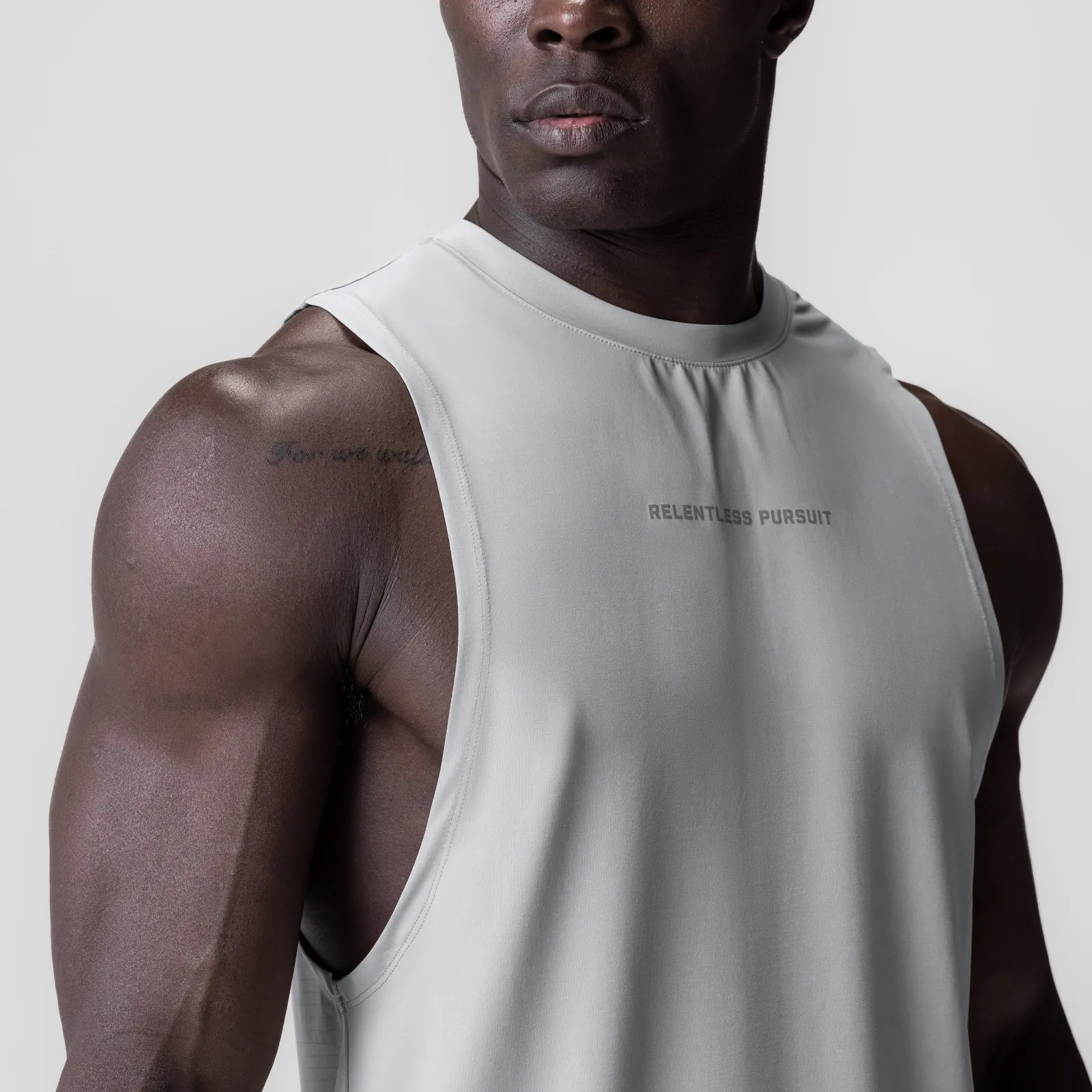 UV Protection mobile 0837. 3D-Lite? 2.0 Lycra? Muscle Tank - Slate Grey "RP"