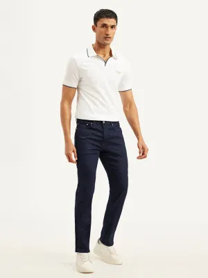 Durable piece Men's 511 Navy Blue Slim Fit Mid Rise Jeans
