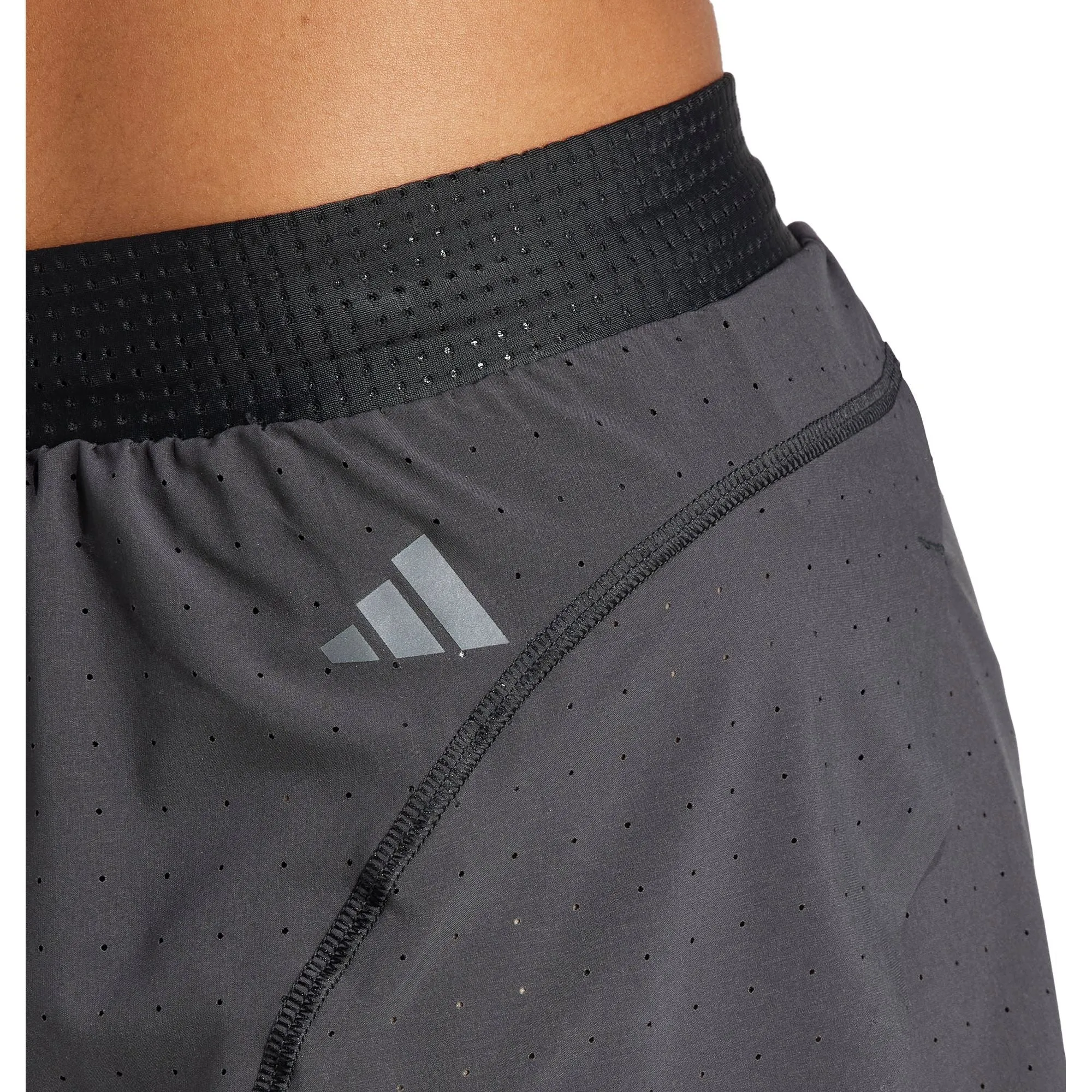 bodysuit Daily Fit adidas Adizero Womens Split Running Shorts - Black